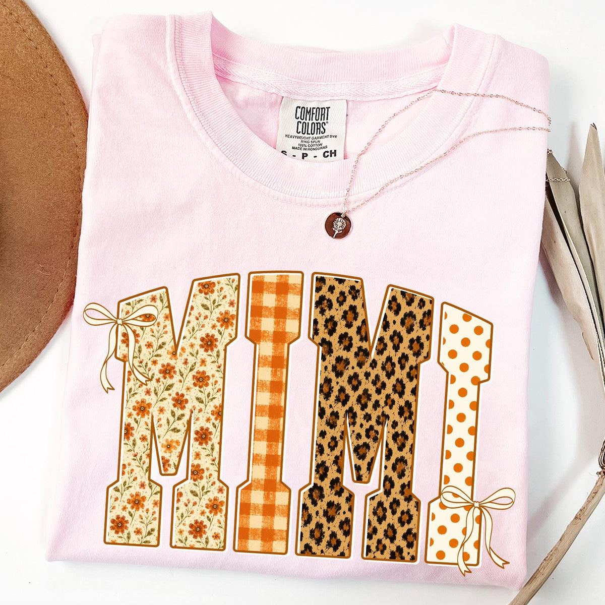 Fall Floral Grandma Shirt, Personalized Mama Mimi Gigi Nana Mamaw Shirt, Comfort Colors® Autumn Shirt, Thanksgiving Gigi Shirt, Autumn Gift