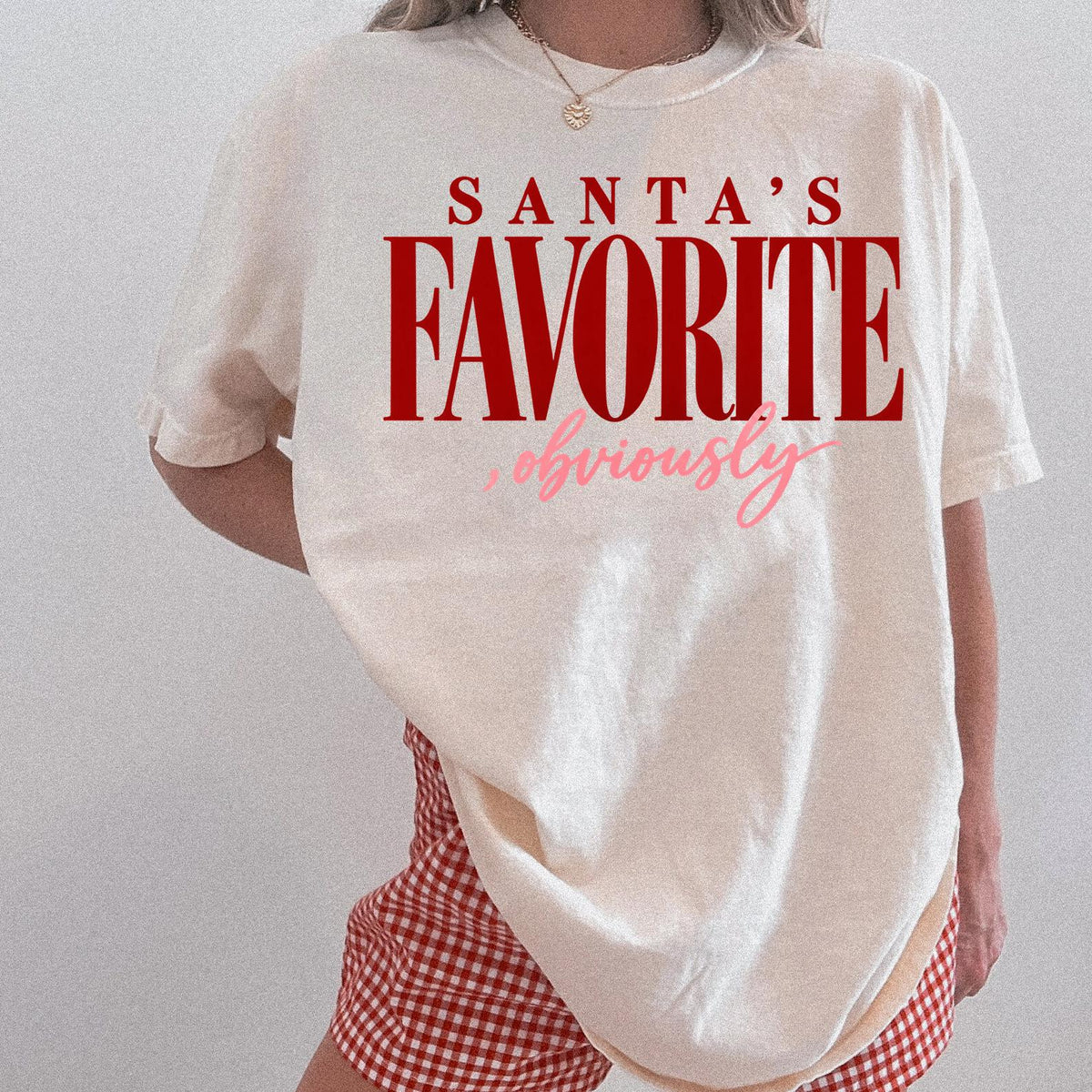Santa's Favorite Obviously Shirt