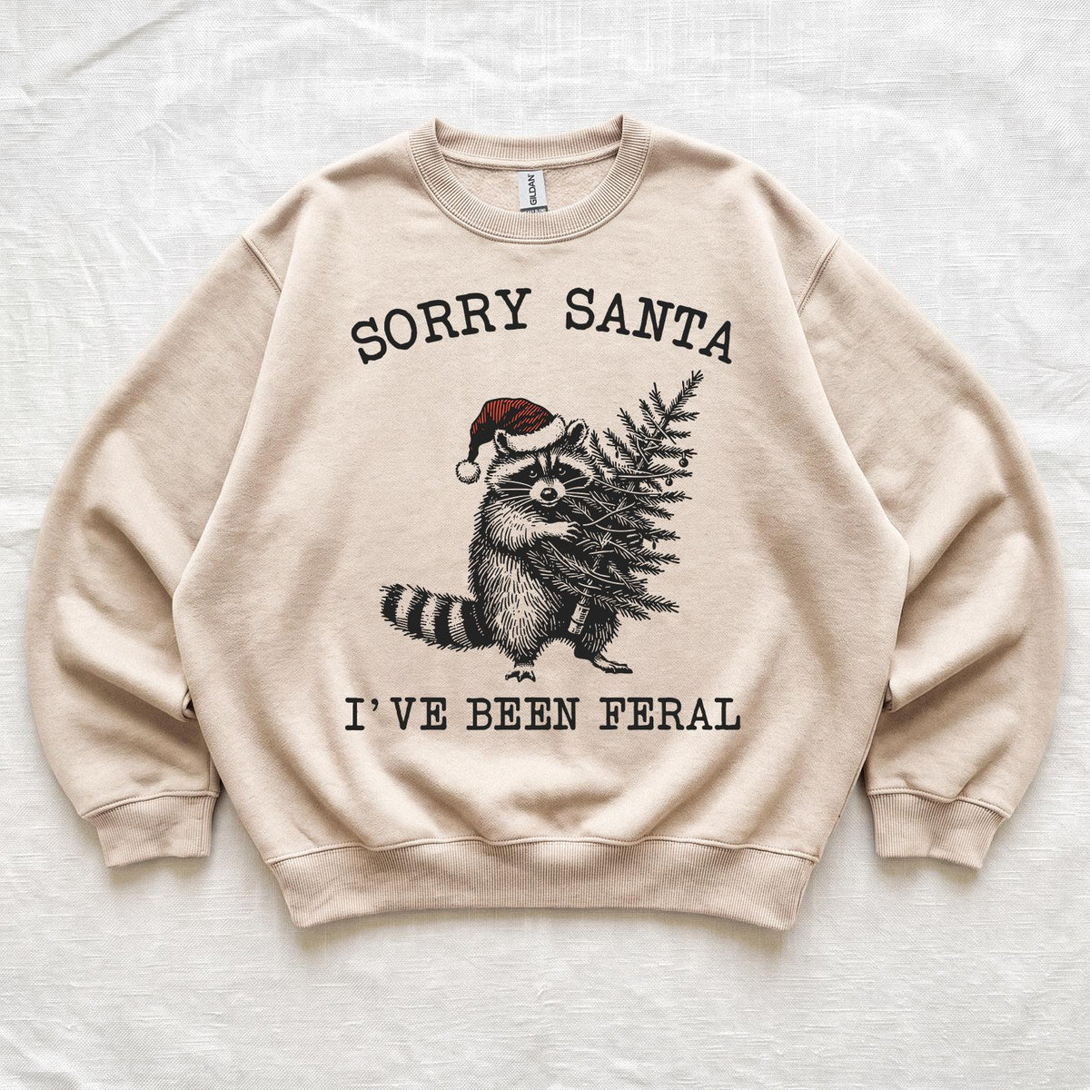 Sorry Santa I've Been Feral Sweatshirt