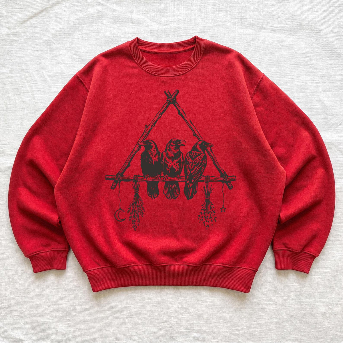 Halloween Funny Crow Sweater