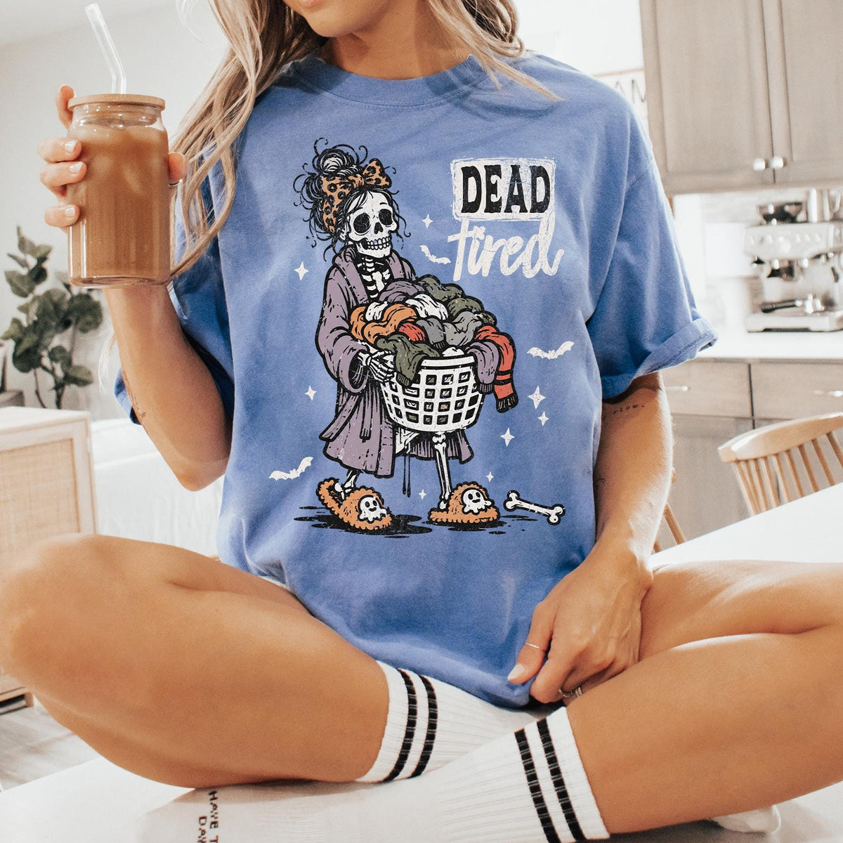 Dead Tired Mom Club Shirt, Funny Mom Halloween Shirt, Retro Halloween Shirt, Tired Mom T-shirt, Comfort Colors® T-shirt, Spooky Mom T-shirts