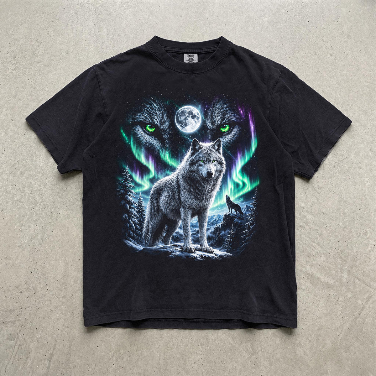 Vintage Wolf Moon Shirt