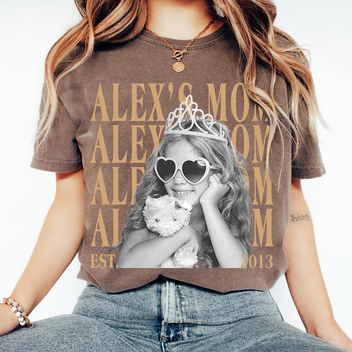 Comfort Colors® Custom Photo Shirt for Mom