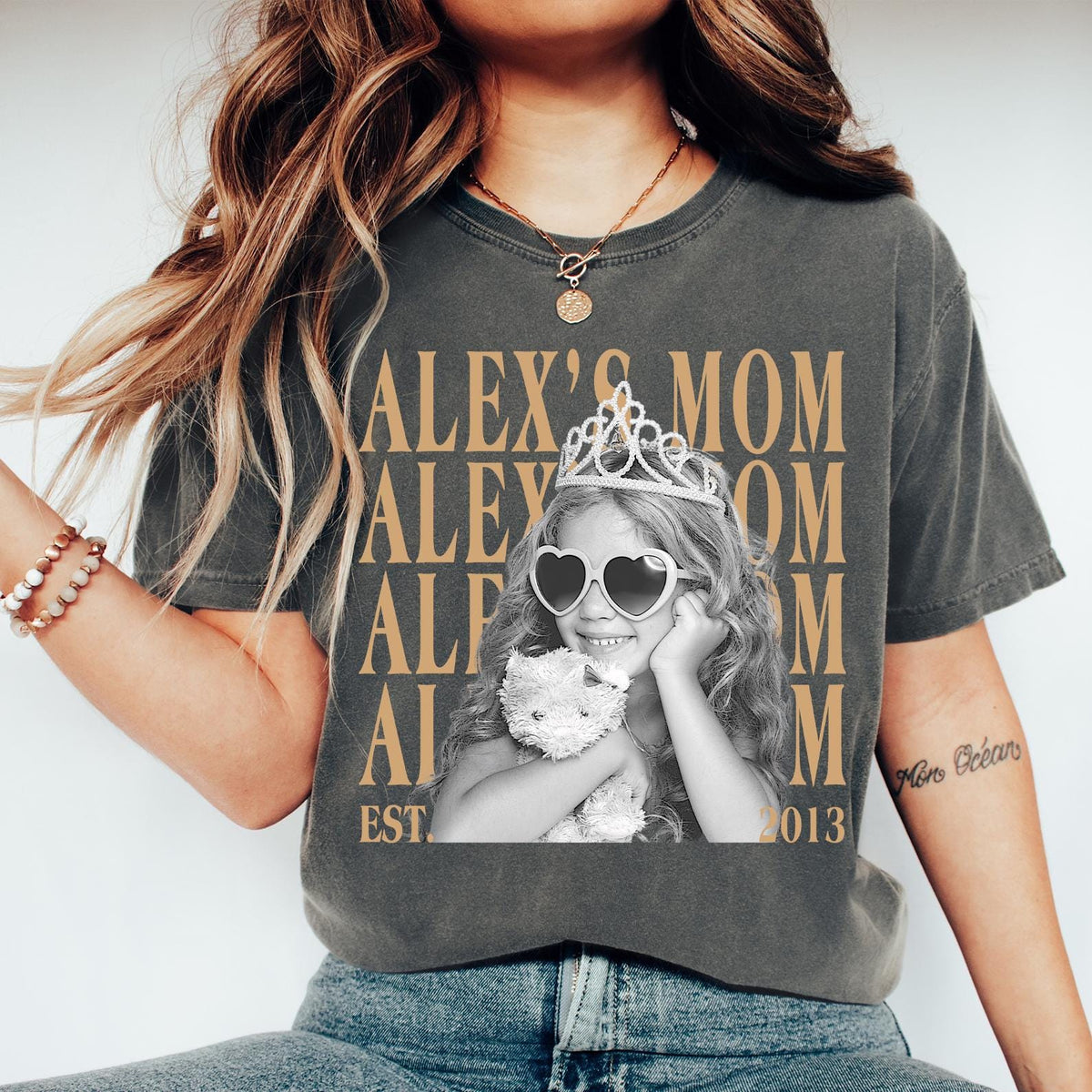 Comfort Colors® Custom Photo Shirt for Mom