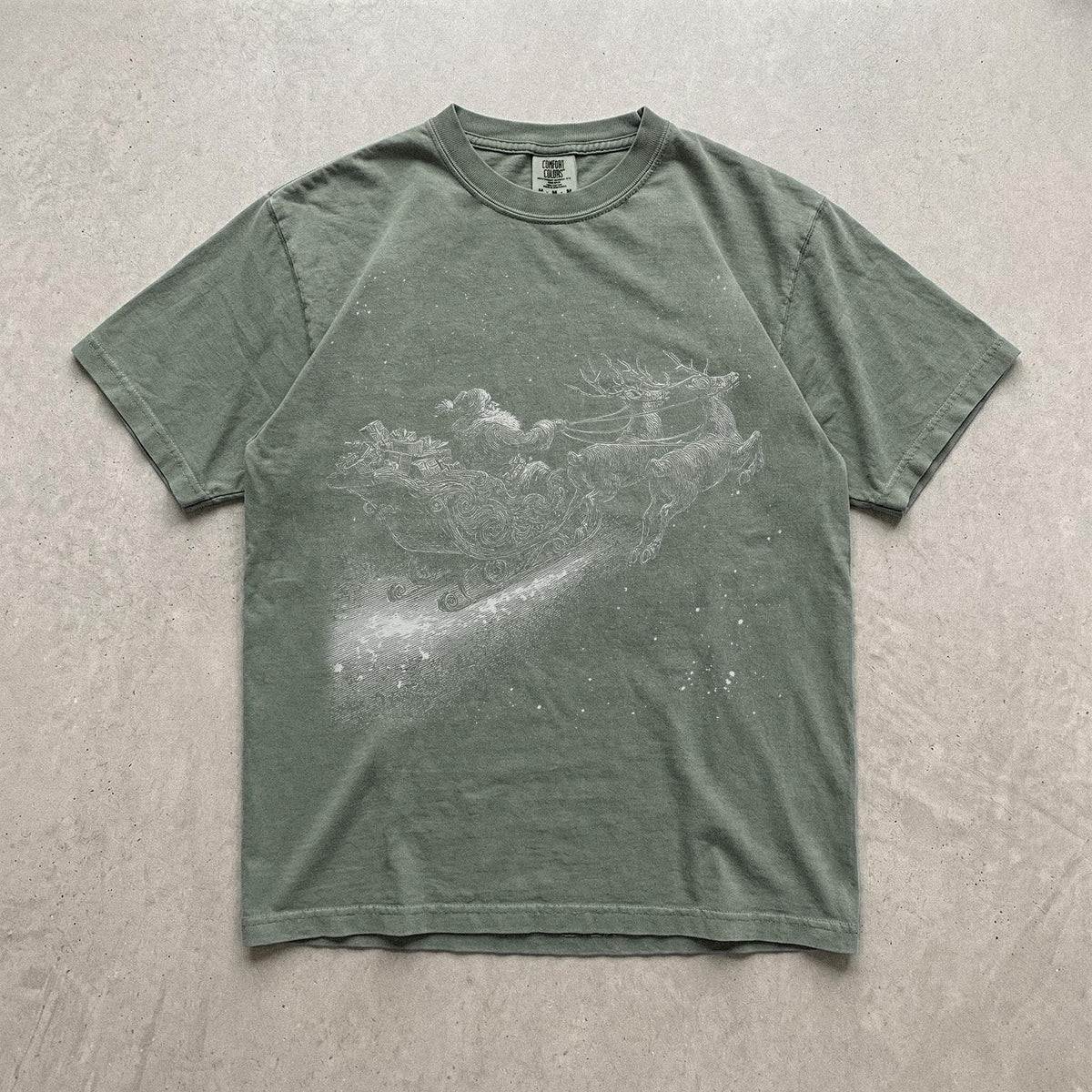 Comfort Colors® Christmas Santa Shirt