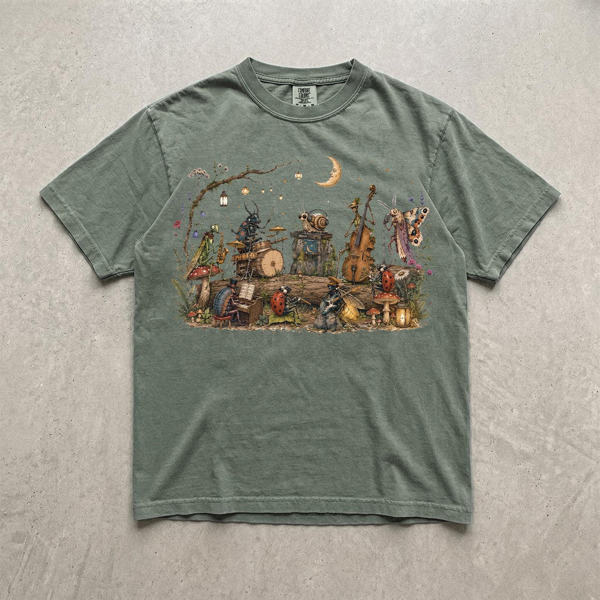 Vintage Insect Graphic Shirt