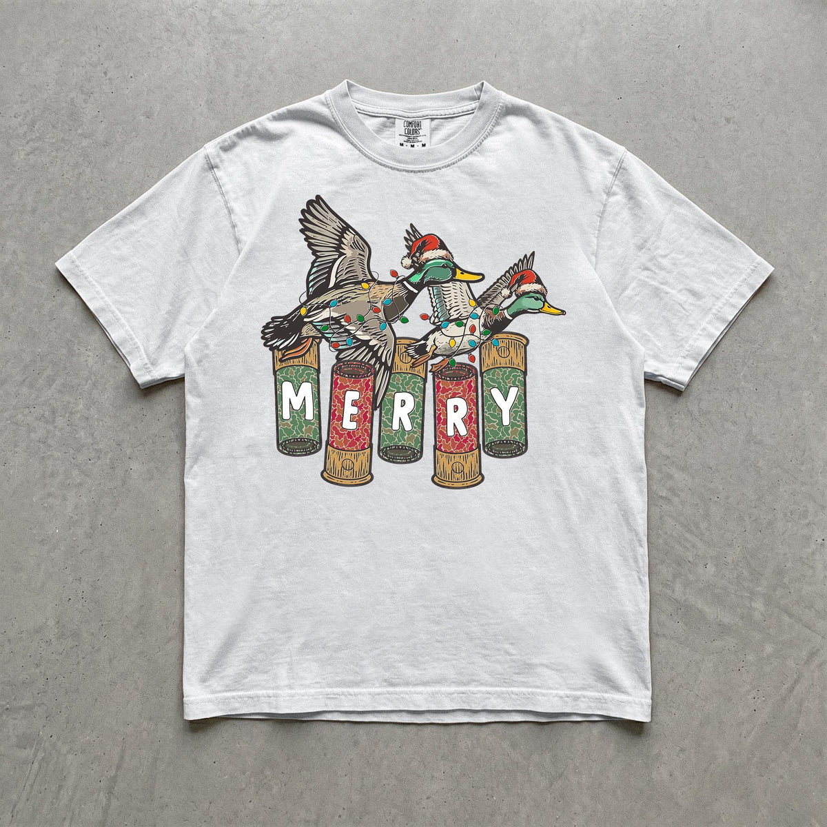 Comfort Colors® Merry Duck Christmas Shirt