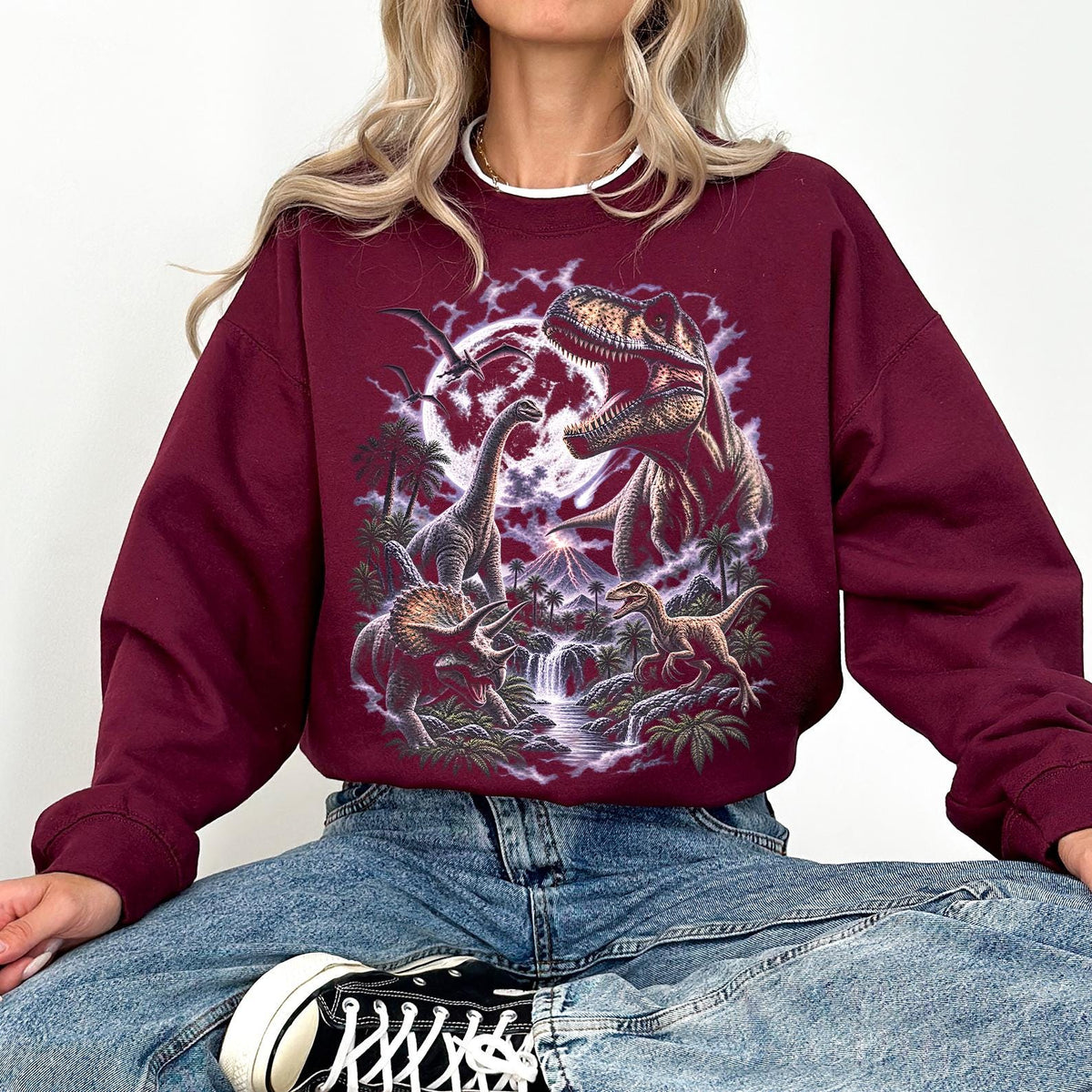 Dinosaur 90s Sweatshirt