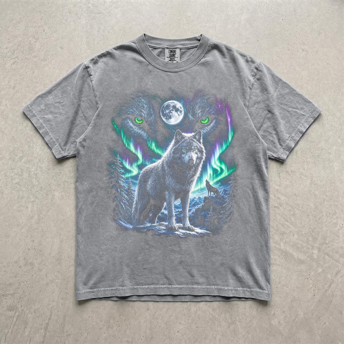 Vintage Wolf Moon Shirt