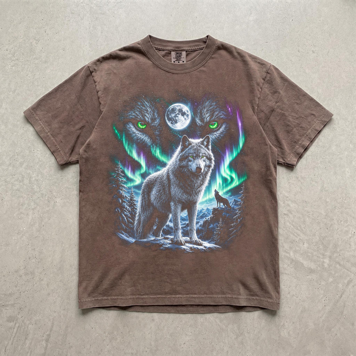Vintage Wolf Moon Shirt
