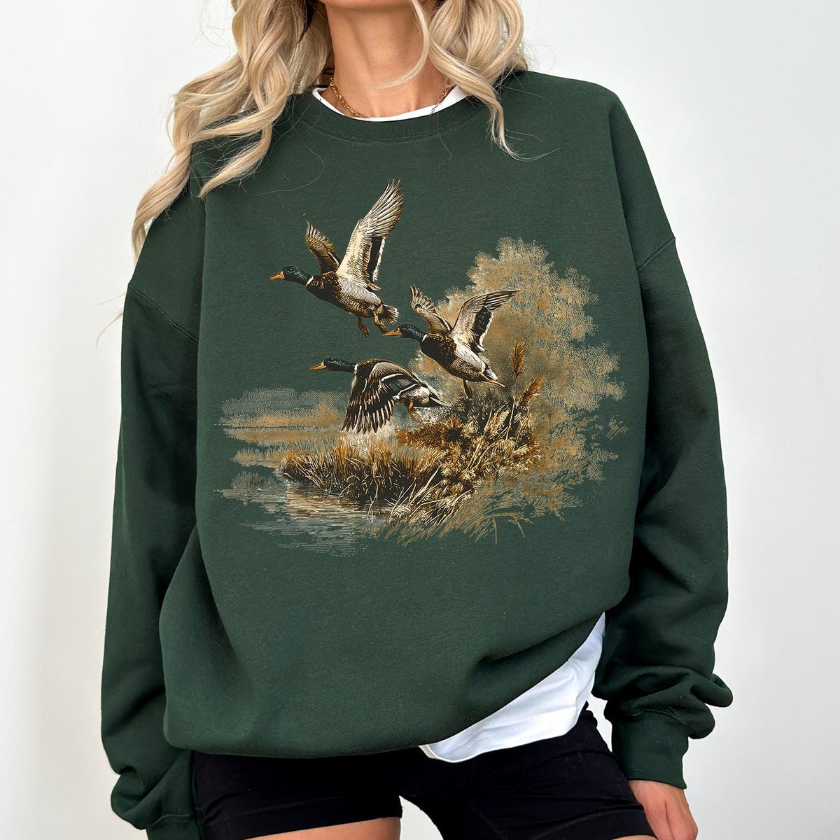 Retro Duck Nature Sweatshirt