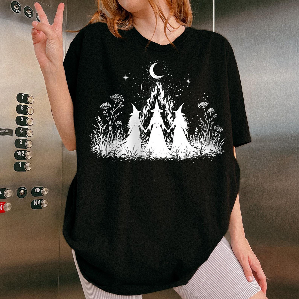 Comfort Colors® Girls Will Be Girls Witch T-shirt