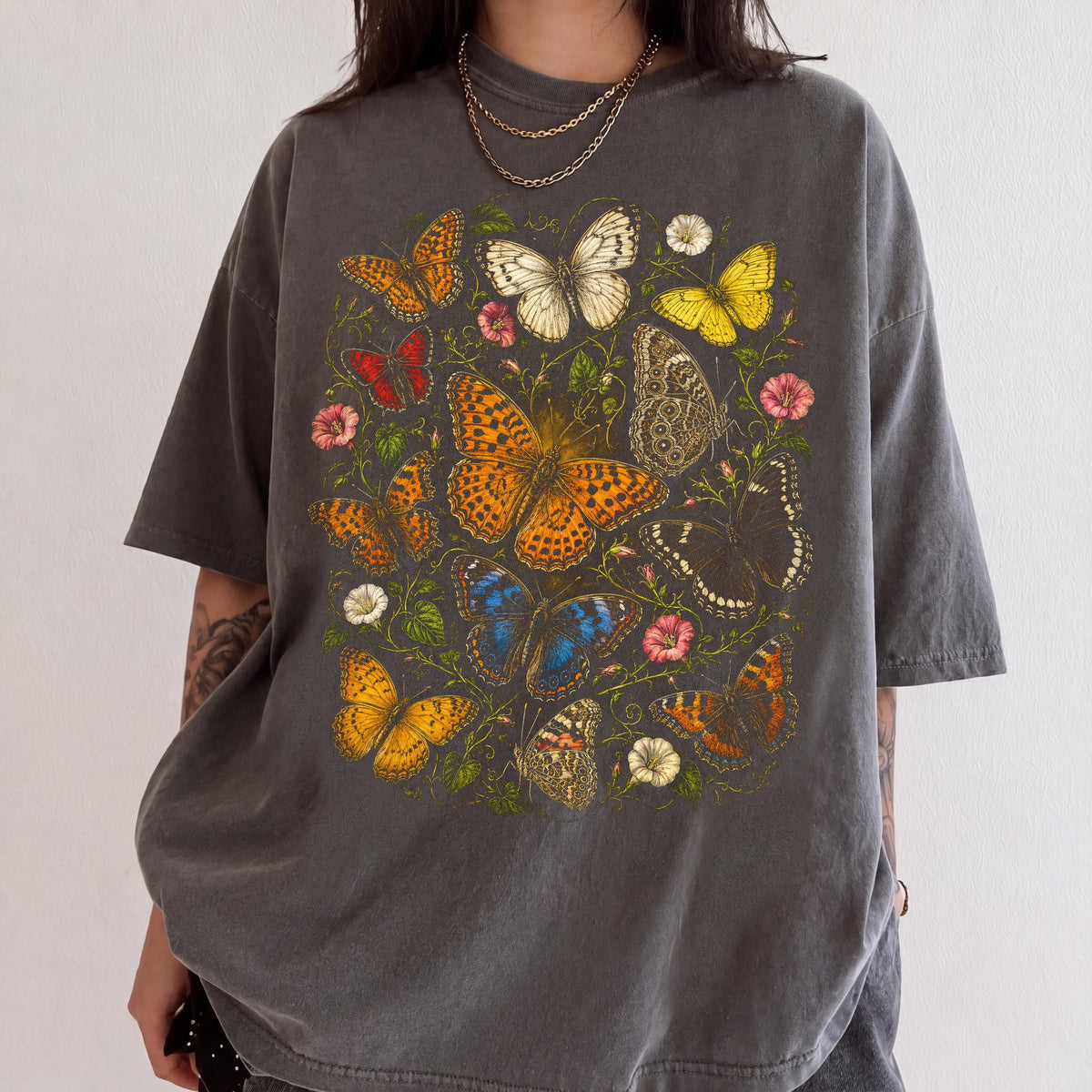 Vintage Butterfly Collection Graphic Tee