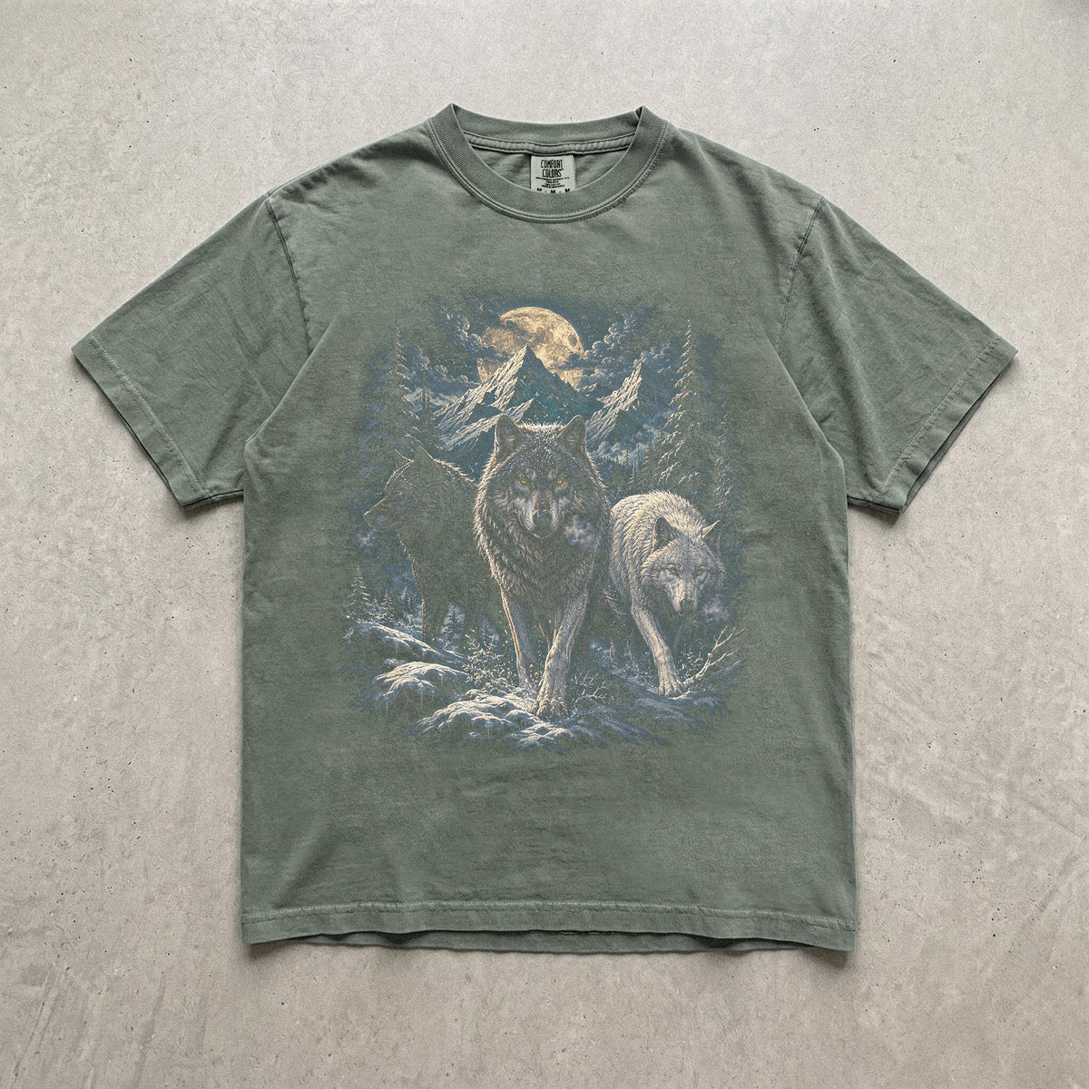 Vintage Wolf Spirit Classic 90s Graphic T-Shirt