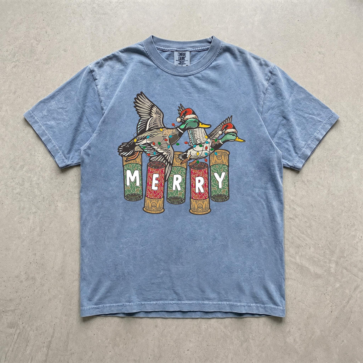 Comfort Colors® Merry Duck Christmas Shirt