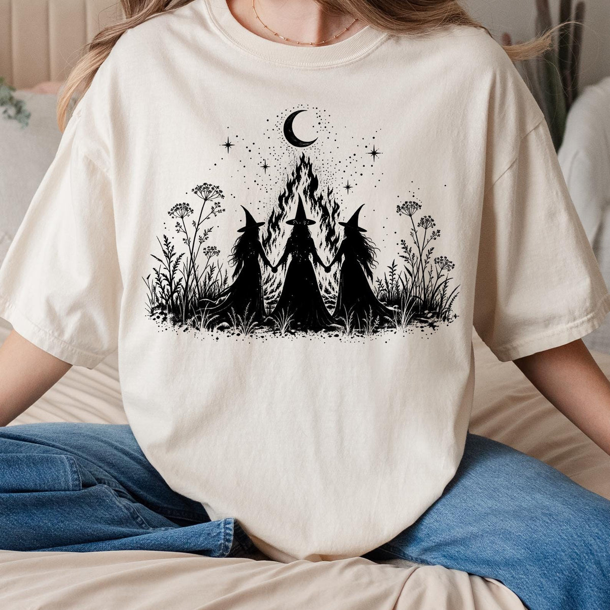 Comfort Colors® Girls Will Be Girls Witch T-shirt