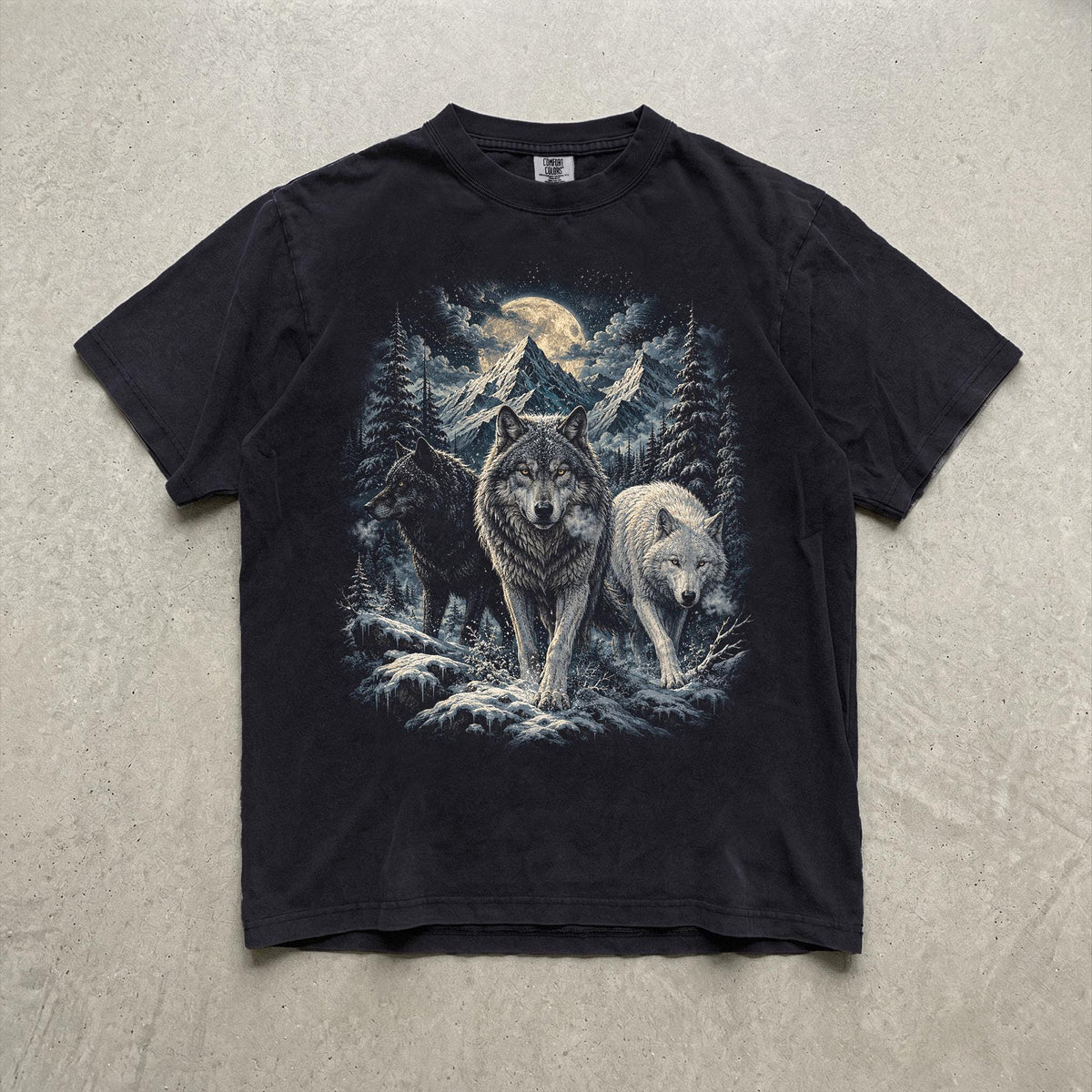 Vintage Wolf Spirit Classic 90s Graphic T-Shirt